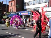 The carnival procession on London Road, 2004
