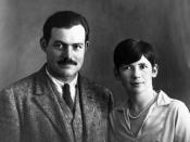 Ernest and Pauline Hemingway, Paris, ca. 1927.