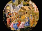 Adoration of the Magi by Fra Angelico and Filippo Lippi.