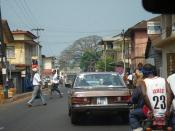 Main street in the east end of Freetown