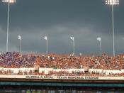 Storm clouds over Darrell K Royal - Texas Memorial Stadium during KSU vs UT game 2007