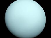 English: This is an image of the planet Uranus taken by the spacecraft Voyager 2 in 1986