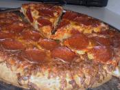 English: Burned DiGiorno frozen pizza