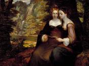 Washington Allston's 1818 painting Hermia and Helena.