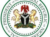 English: Seal of the President of Nigeria Category:National symbols of Nigeria