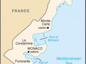 An enlargeable basic map of Monaco