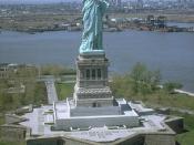 Statue of Liberty on Liberty Island, New Jersey