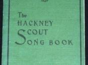 English: The Hackney Scout Song Book first published in 1921