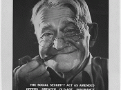 Social Security Poster: old man