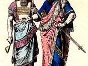 Costumes of an Assyrian High Priest and an Assyrian King. From 