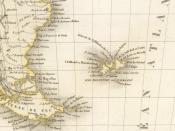 Español: Detalle de las Islas Malvinas en mapa francés de 1833