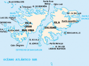 Map of The Falkland Islands