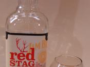 Jim Beam Red Stag a black cherry infused Bourbon.
