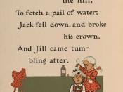 William Wallace Denslow's illustrations for Jack and Jill, from a 1901 edition of Mother Goose