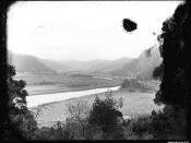 Riverscape, possibly taken from Wisemans Ferry on the Hawkesbury River, 1880-1909