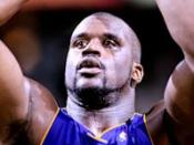 English: Los Angeles Lakers Shaquille O'Neal 12/20/1999