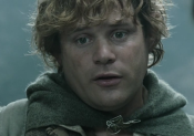 Sean Astin as Sam in Peter Jackson's live-action version of The Lord of the Rings.