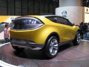 Français : Concept-car Mazda Hakaze, salon de Genève 2007 -- interprétation de SUV compact.