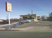 English: The Rib BBQ in Lakewood, Colorado. Building use to be an ice cream parlor(Tastee Freeze?).