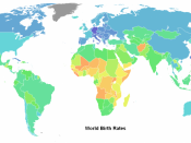 Countries by birth rate in 2008