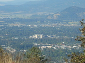 English: View of Autzen Stadium in Eugene, Oregon from Spencer Butte.