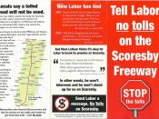 Liberal Party 2004 Flyer - Scoresby Freeway Tolls