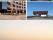 English: A collage of pictures that I took of Irving, Texas