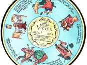 RCA Victor record from 1932 decorated with Stephen Slesinger, Inc.'s Winnie-the-Pooh