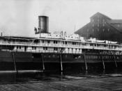 Passenger boats at Buffalo 1909