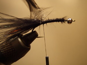 Fly Tying Process Step 3 - Securing The Hackle