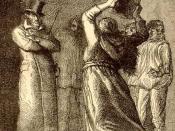 Português: Javert é atacado pela Thenardier