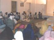 Gohar Shahi delivering speech to Sikh Community in a Sikh Temple in Phoenix, Arizona, USA