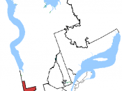 English: Map of Abitibi—Témiscamingue, Quebec Français : Carte de la circonscription d'Abitibi—Témiscamingue au Québec