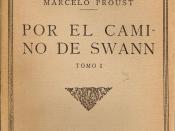 Portada del primer volumen de Por el camino de Swann, publicado por Espasa-Calpe (Madrid–Barcelona, 1920). Traducción de Pedro Salinas