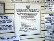 English: A notice that is posted in all California automotive repair shops. It reminds consumers of their rights and gives them the phone number of the Bureau of Automotive Repair of the California Department of Consumer Affairs. The posting of such notic