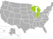 Michigan Intercollegiate Athletic Association locations