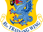 Emblem of the 81st Training Wing, a wing of the United States Air Force