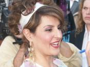 English: Actress Nia Vardalos at the Connie and Carla premiere on the Universal City Walk in Los Angeles, CA (2004-04-13)