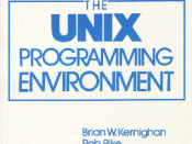 Cover of The Unix Programming Environment, 1984