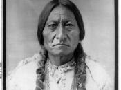Sitting Bull (c. 1831-1890). Sitting Bull was a Lakota chief and holy man, famous for his 1876 victory over Custer at the Battle of the Little Bighorn. He also participated in Buffalo Bill's Wild West show (Photograph by D. F. Barry, 1885).