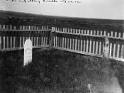 Sitting Bull's grave] / F.B. Fiske.