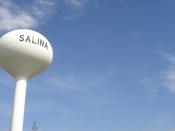 English: Salina KS watertower in 2006