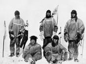 Expedición de Robert Falcon Scott en el Polo Sur (Antártida, 1912)