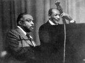 English: Count Basie (left) during a concert in Cologne (Germany) on October 17th 1975
