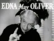 Cropped screenshot of Edna May Oliver from the trailer for the film Little Women.