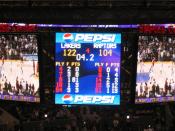 Kobe Bryant of the Los Angeles Lakers scores 81 points against visiting Toronto Raptors