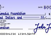 Cheque sample for a fictional bank in Canada. May also apply for the United States. Created by Sergio Ortega based on real cheque standards. Note: U.S. checks are the same except for the MICR format, which is slightly different, and the issue date which i