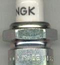 NGK spark plug (type BP6ES).