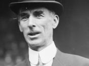 English: American professional baseball player and manager Connie Mack (1862-1956)