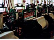 English: Weaving machine (Brandname Draper) in The American Textile Museum (Lowell, Mass. USA) - Be careful! The title of this image is not correct! Deutsch: Webmaschine (Marke Draper) im American Textile Museum in Lowell, Massachusetts (USA) - Achtung! D
